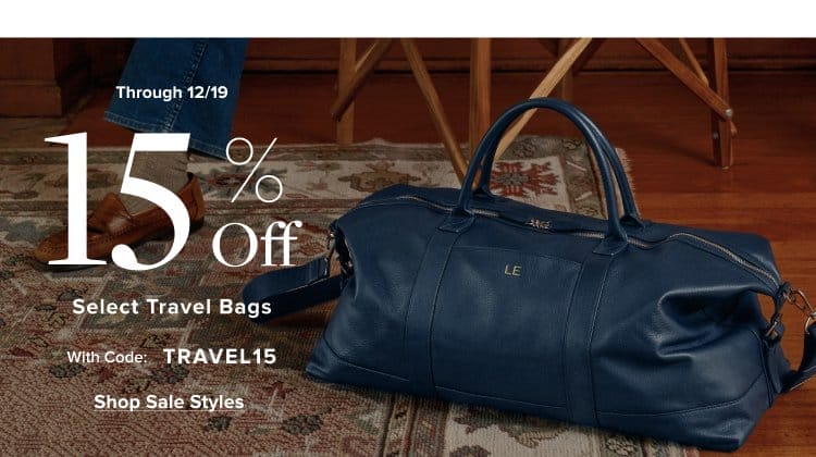 Shop Travel Bags on Sale >