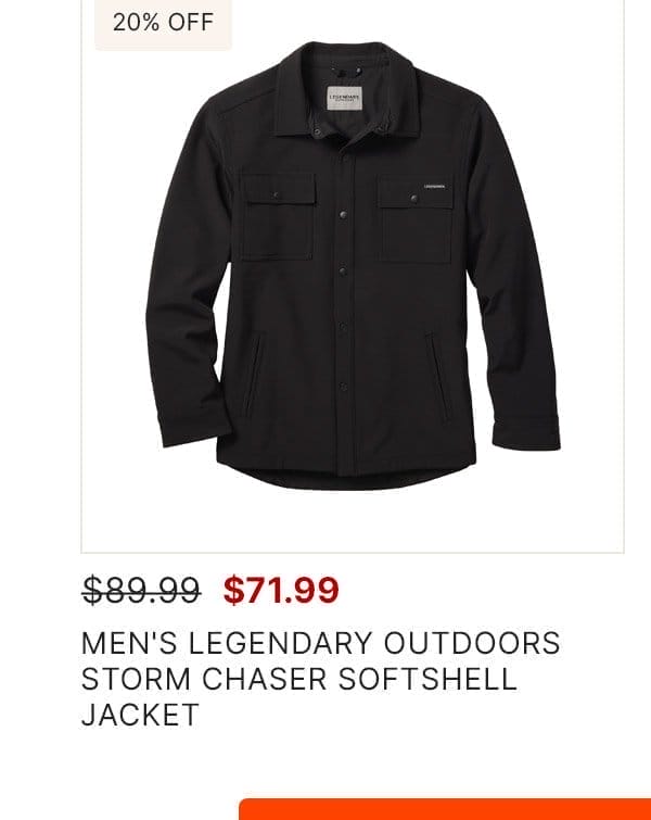 Men's Legendary Outdoors Storm Chaser Softshell Jacket