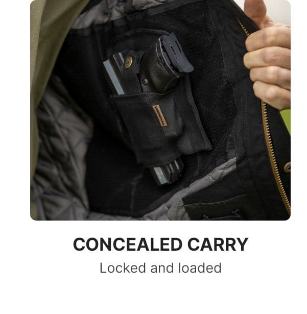 Men's Concealed Carry Canvas Cross Trail Vest