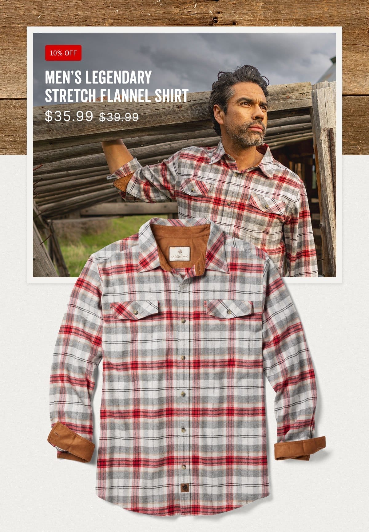 Men's Legendary Stretch Flannel Shirt