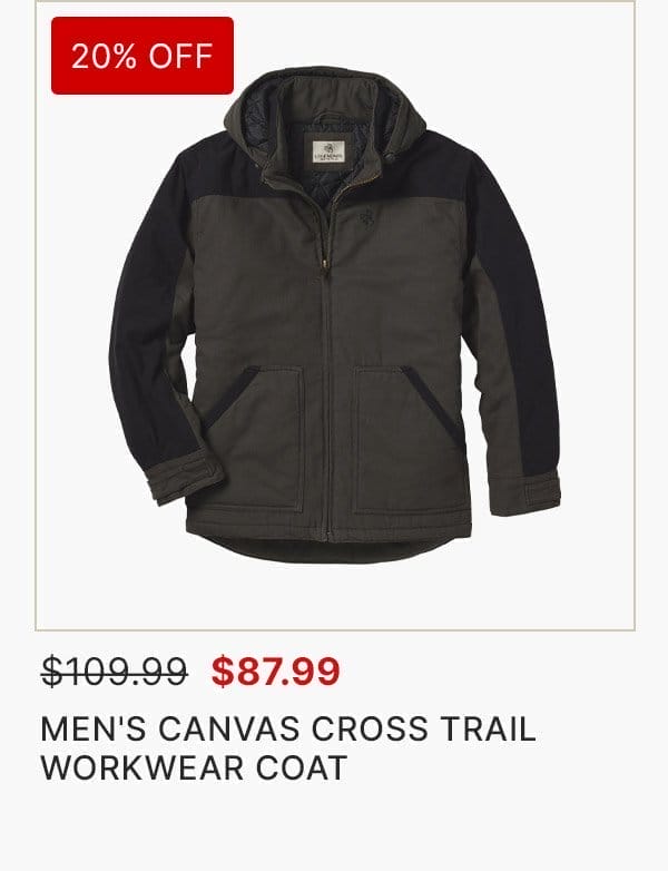 Men's Canvas Cross Trail Workwear Coat