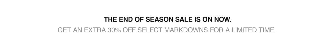 End of Season Sale