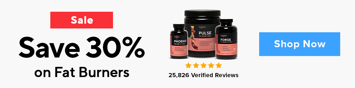 Save 30% on fat burners!