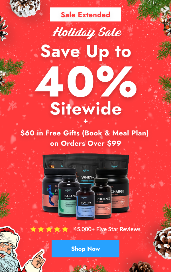 Save up to 40% during our Holiday Sale!