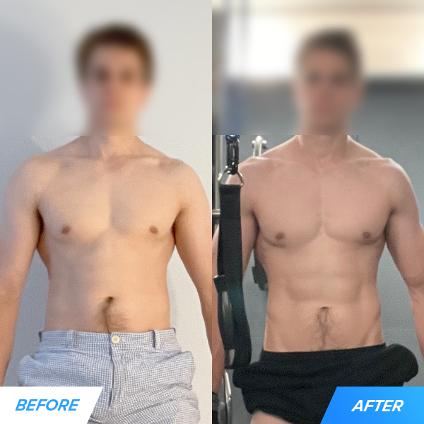 Steve lost 9 pounds and 6% body fat.