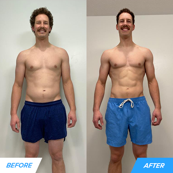 Tyson (38) lost 10 pounds, 3% body fat, and 2 inches off his waist, while also increasing his whole-body strength