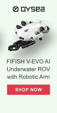 FIFISH V-EVO AI Underwater ROV with Robotic Arm