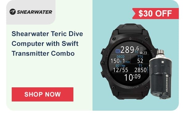 Shearwater Teric Dive Computer with Swift Transmitter Combo