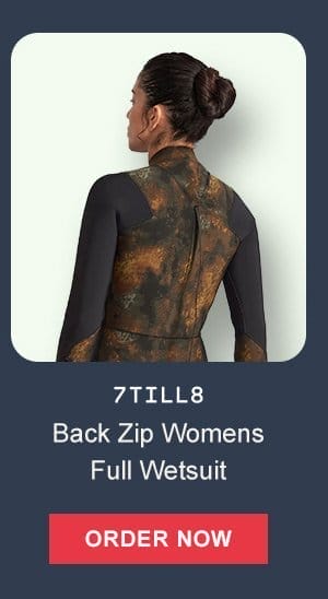 7till8 Women's Back Zip Full Wetsuit | Order Now