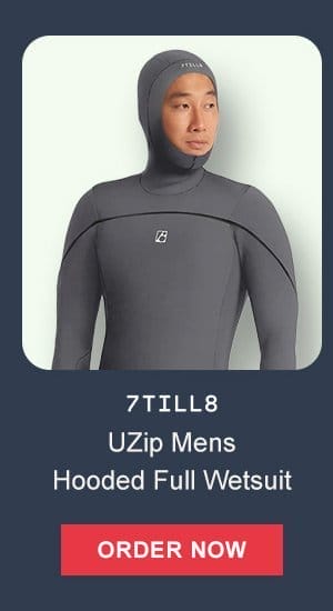 7till8 Men's U-Zip Hooded Full Wetsuit | Order Now