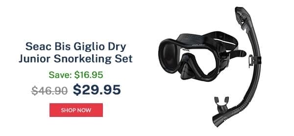 Seac Bis Giglio Dry Junior Snorkeling Set