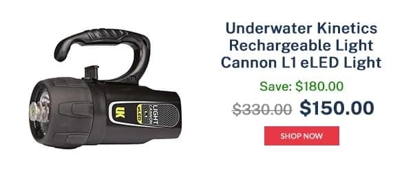 Underwater Kinetics Rechargeable Light Cannon L1 eLED Light
