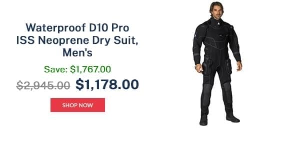 Waterproof D10 Pro ISS Neoprene Dry Suit, Men's