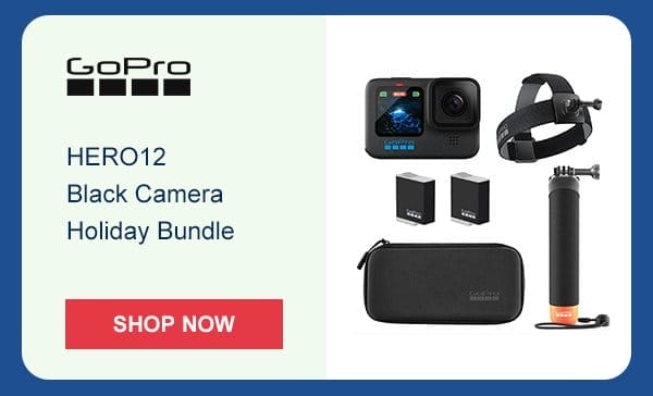 HERO12 Black Camera Holiday Bundle | Shop Now