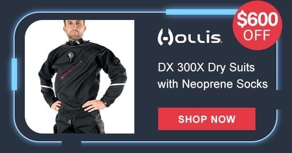 Hollis DX 300X Dry Suits with Neoprene