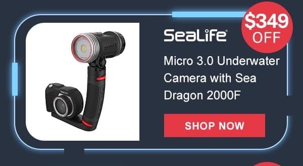 SeaLife Micro 3.0 Underwater Camera with Sea Dragon 2000F