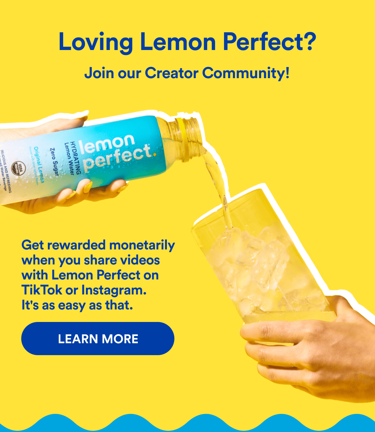 Loving Lemon Perfect? Join Our Creater Community | Get rewarded monetarily when you share videos with Lemon Perfect on Tiktok or Instagram. It's as easy as that | Learn More