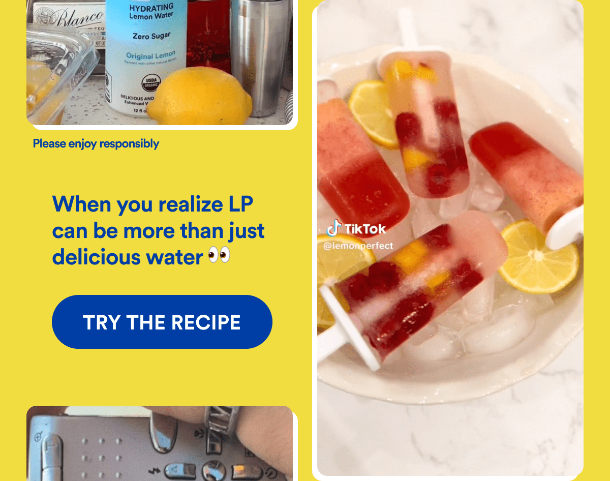 When you realize LP can be more than just delicious water. Try the recipe