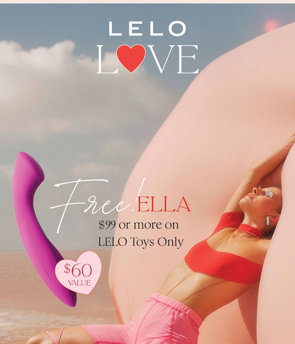 Free Ella with \\$99 or more on LELO toys only