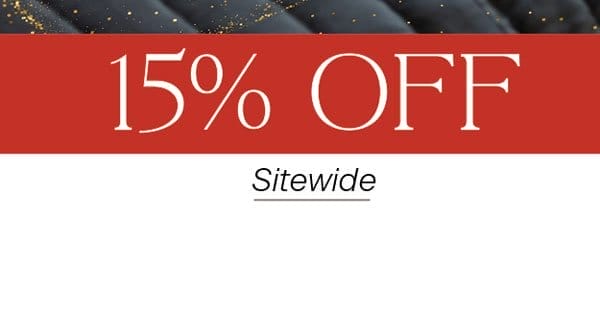 15% off Sitewide