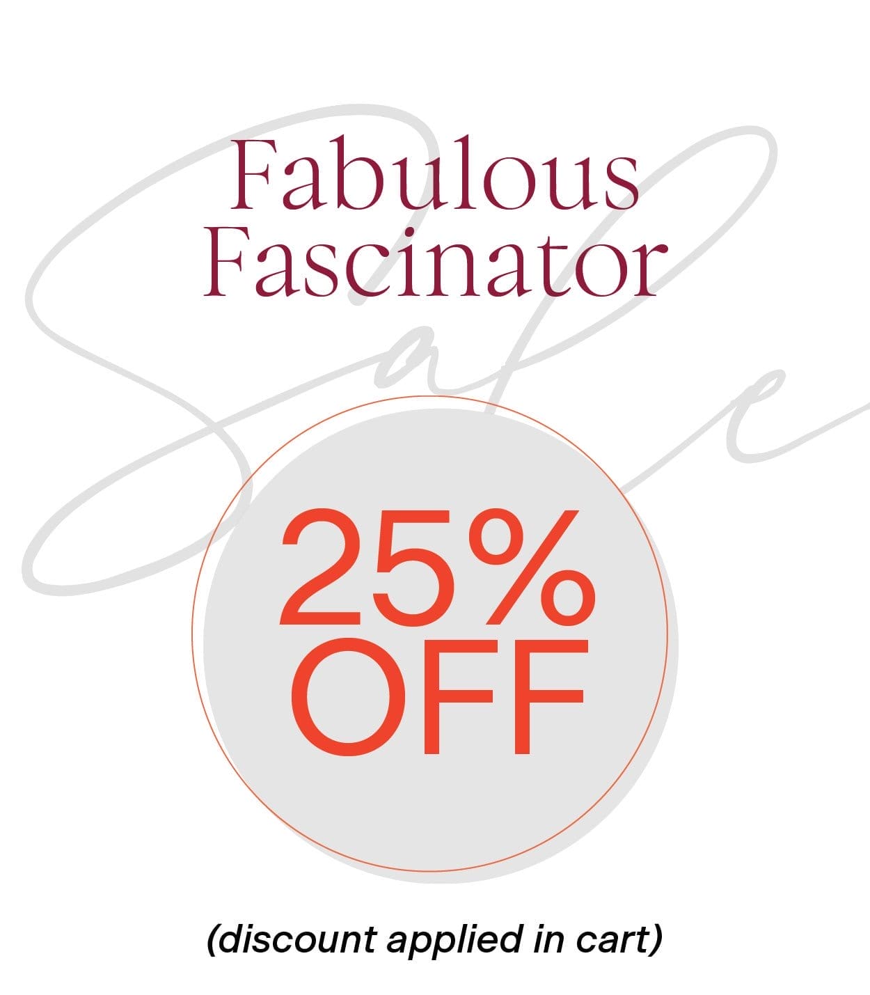 Fabulous Fascinator Sale! 25% OFF! (discount applied in cart)