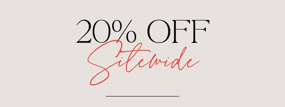 20% off sitewide with code: SEXYTIME