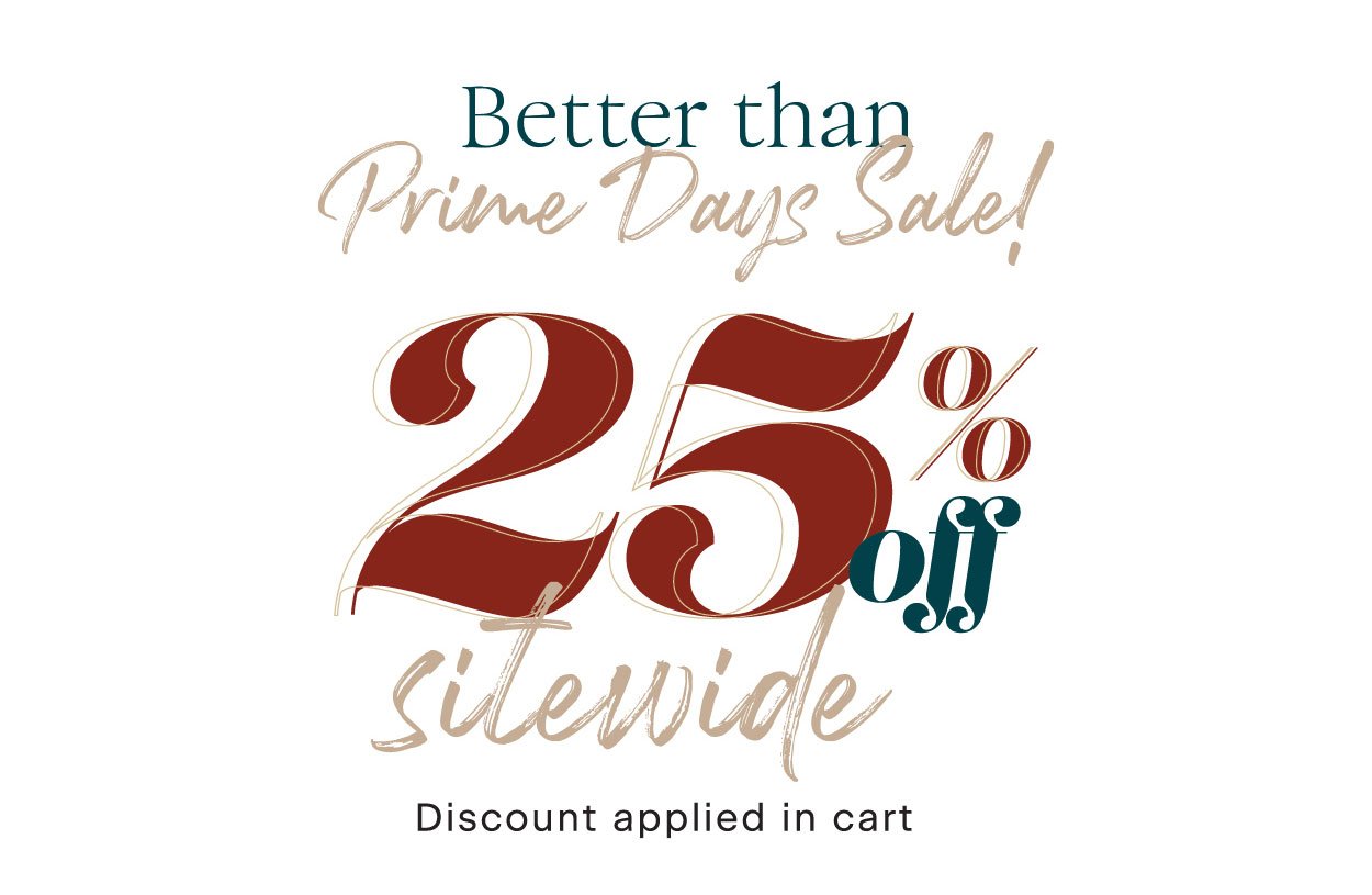 Better than prime days sale! 25% off sitewide discount applied in cart