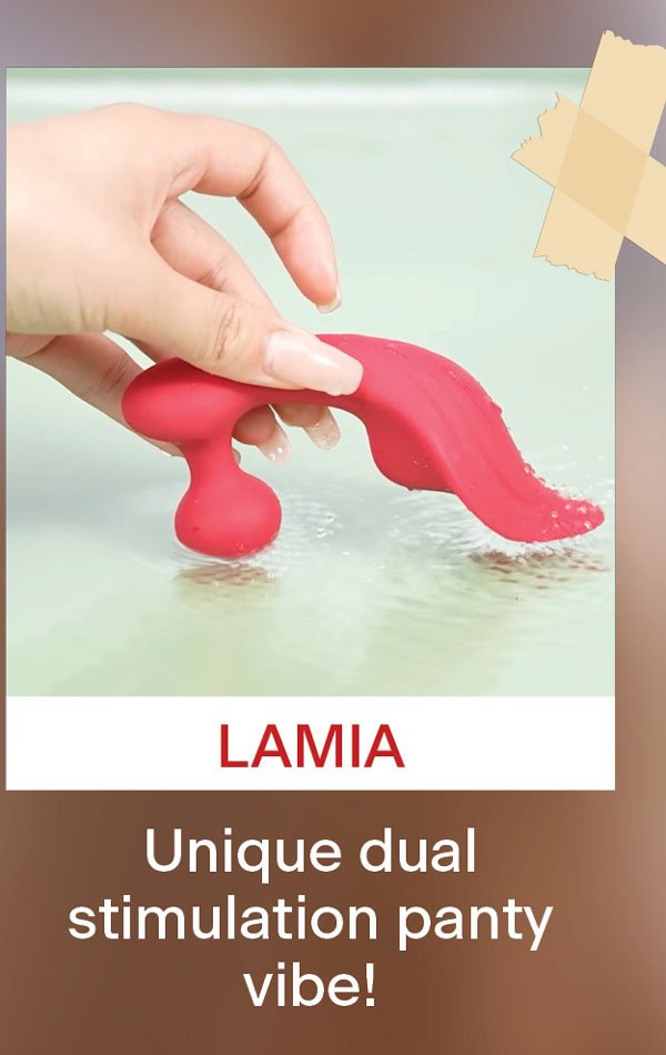 Lamia unique dual stimulation panty vibe!