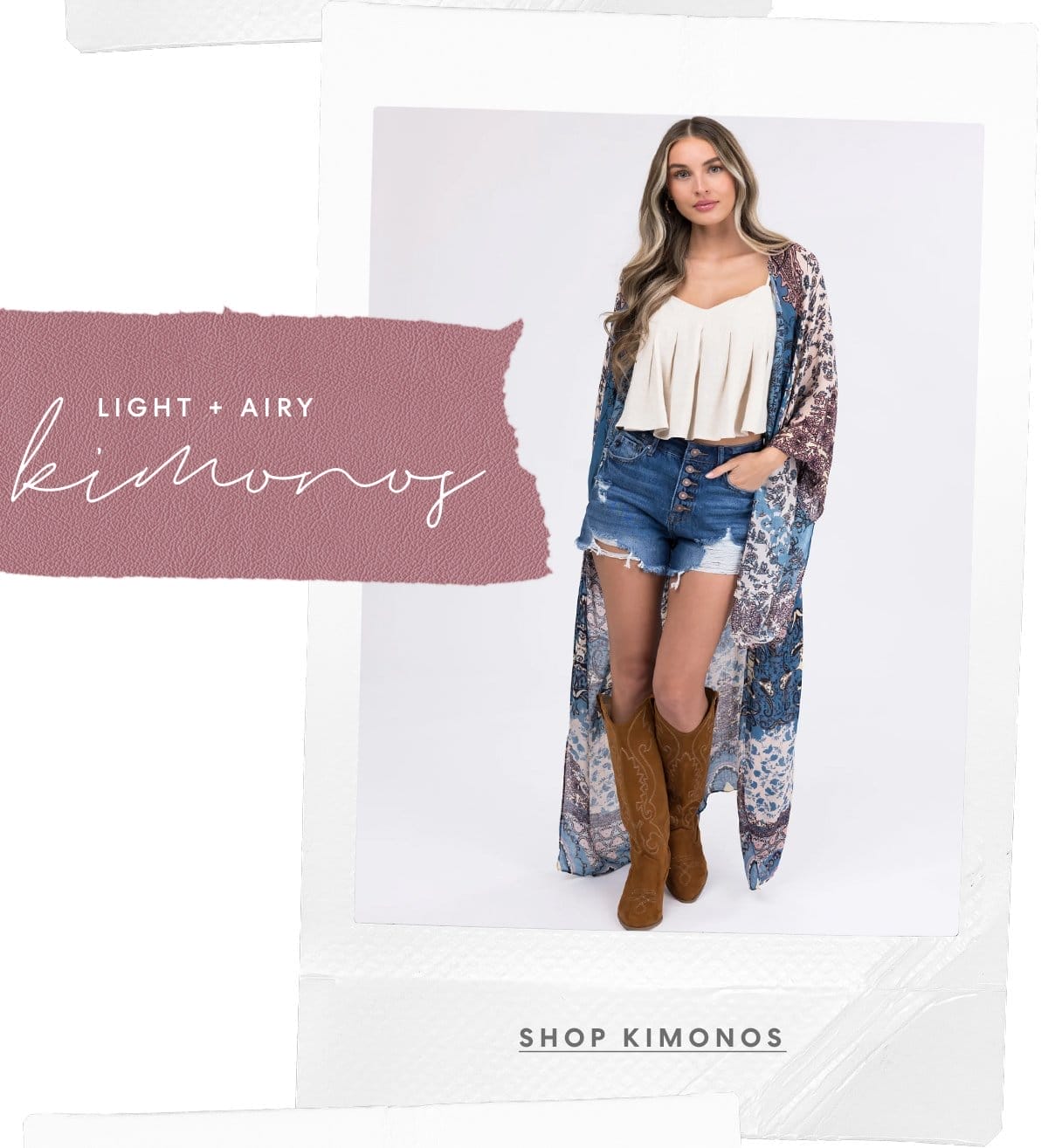 LIGHT + AIRY KIMONOS | SHOP KIMONOS