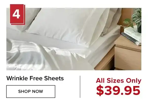 WRINKLE FREE SHEETS