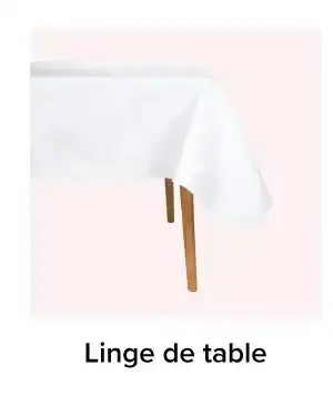 LINGE DE TABLE