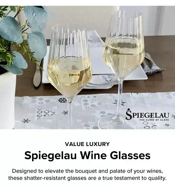 SPIEGELAU WINE GLASSES