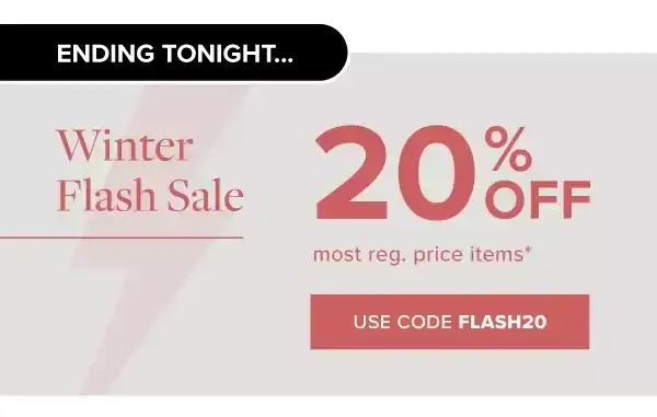 WINTER FLASH SALE