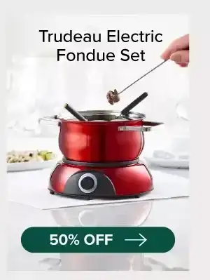 SHOP TRUDEAU ELECTRIC FONDUE SET