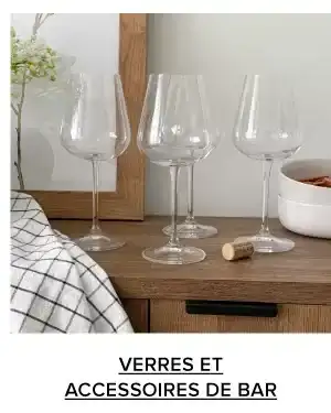 VERRES ET ACCESSOIRES DE BAR