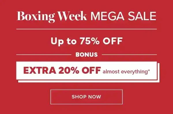 BOXING WEEK SALE