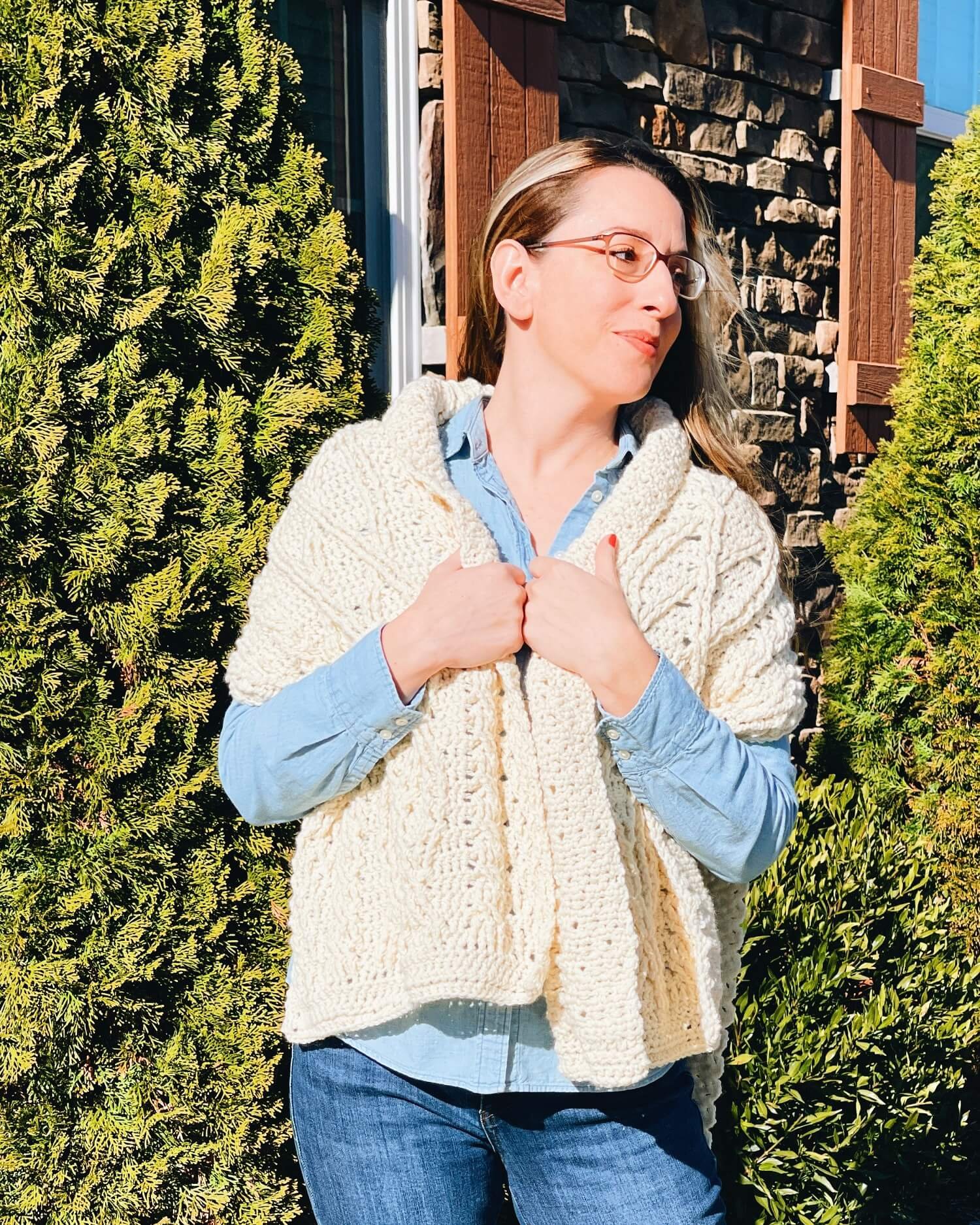 Image of Crochet Kit - Pando Sweater Shawl