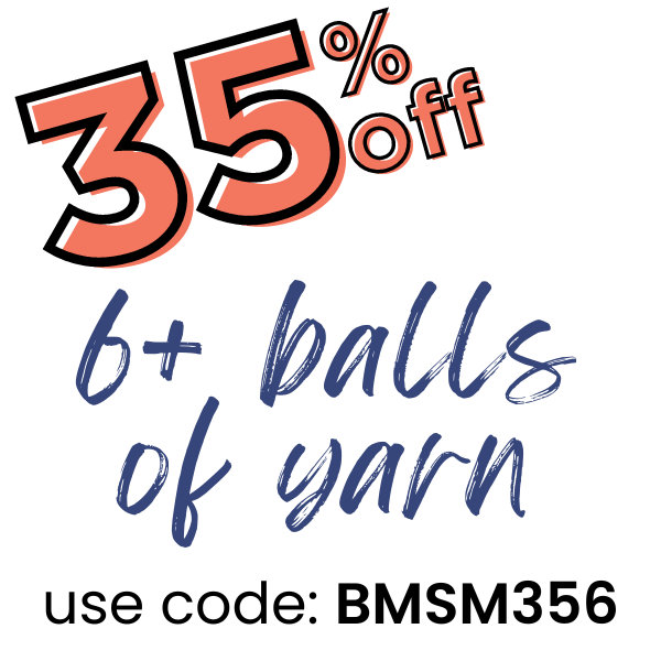 35% off yarn