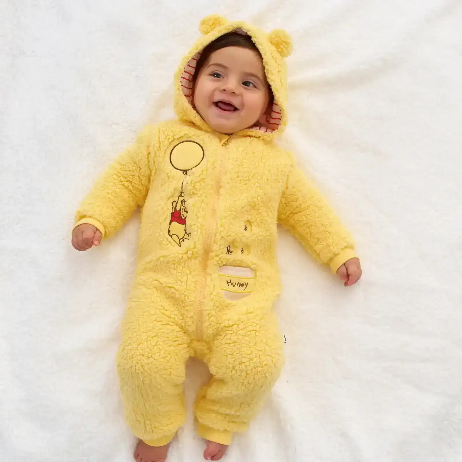 Image of Disney Winnie the Pooh Sherpa Romper