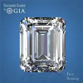 NO-RESERVE LOT:<br>1.50 ct, Emerald cut<br>GIA Graded Diamond