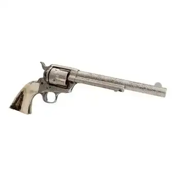 Antique Colt SAA Revolver, .45 Caliber, SN 171018, Manufactured 1897, Nickel Finish, 7 1/2" Barrel