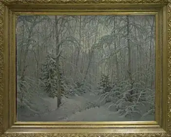 Frosty Horizons: Winter Landscape Paintings