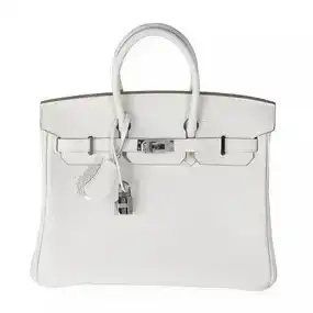 Hermès Gris Pale Togo Birkin 25 PHW