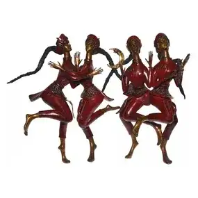 Jiang Tie Feng Original Bronze Sculpture Moonlight Dance Signed Framed Artwork