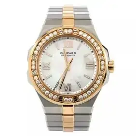 Chopard Alpine Eagle Automatic Watch Stainless Steel and Rose Gold with Diamond