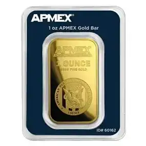 1 oz .9999 Gold Bar by APMEX (In TEP Package)