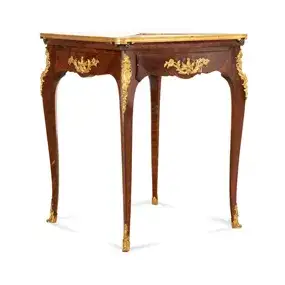 Paul Sormani Signed Ormolu Rosewood Card Table