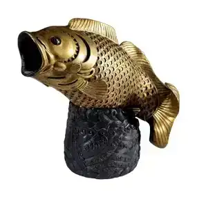 Chinese Gilt Bronze Carp