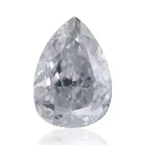 Natural Loose Diamond - Pear 0.41ct Fancy Light Grayish Green