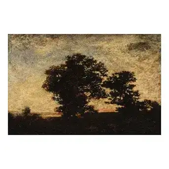 Ralph Albert Blakelock (1847-1919) <em>Sunset Silhouette</em>